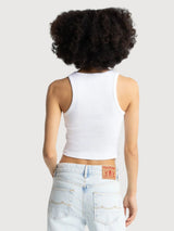 Joou Tank Top Weiß Frauen | King Of Indigo