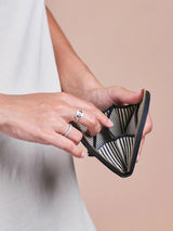 Laura Coin Purse Black Appleskin | O My Bag