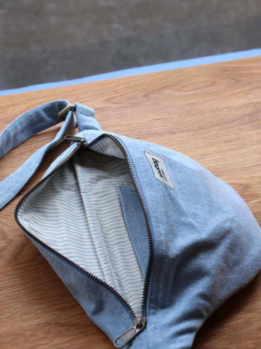 Marsupio Sasha Denim Blue | Hindbag