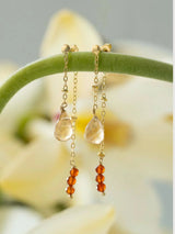 Earrings Felicity Citrine | A Beautiful Story