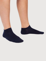 Short Socks Dark Navy 3-Pack Organic Cotton | DillySocks