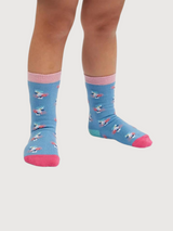 Lil Calze Tropical Bird of Paradise Cotone Organico | DillySocks