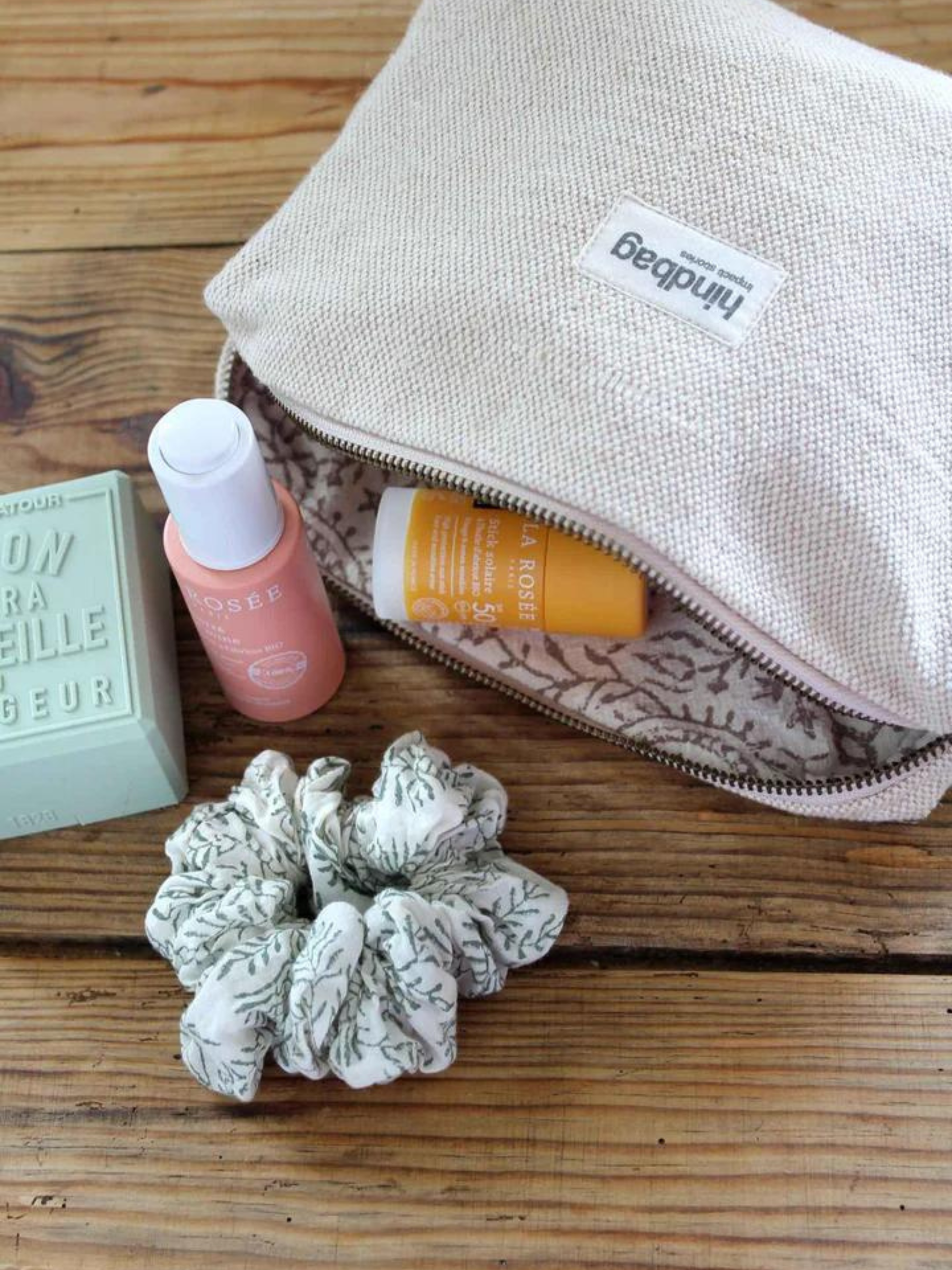 Trousse Leon Jute in cotone organico | Hindbag