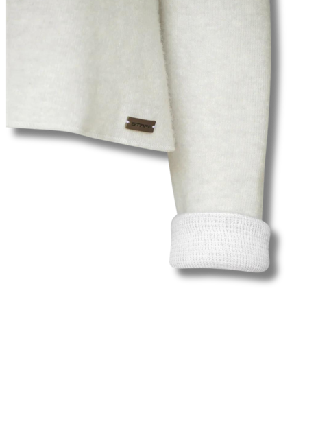 Nicoletta Beige Woman Wool Longsleeve | Stapf