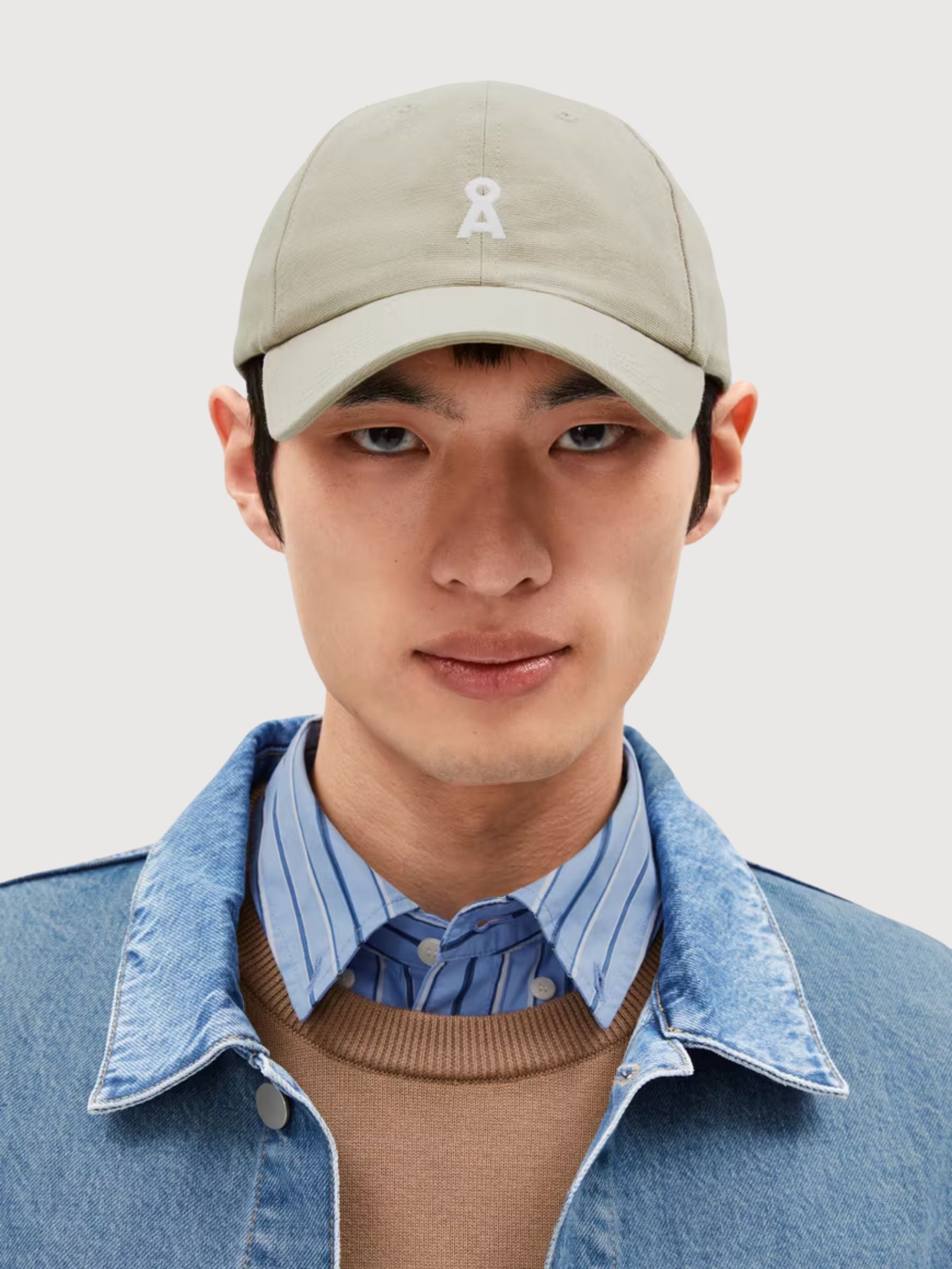 Cap Yenaas Bold Light Sage Organic Cotton | Armedangels