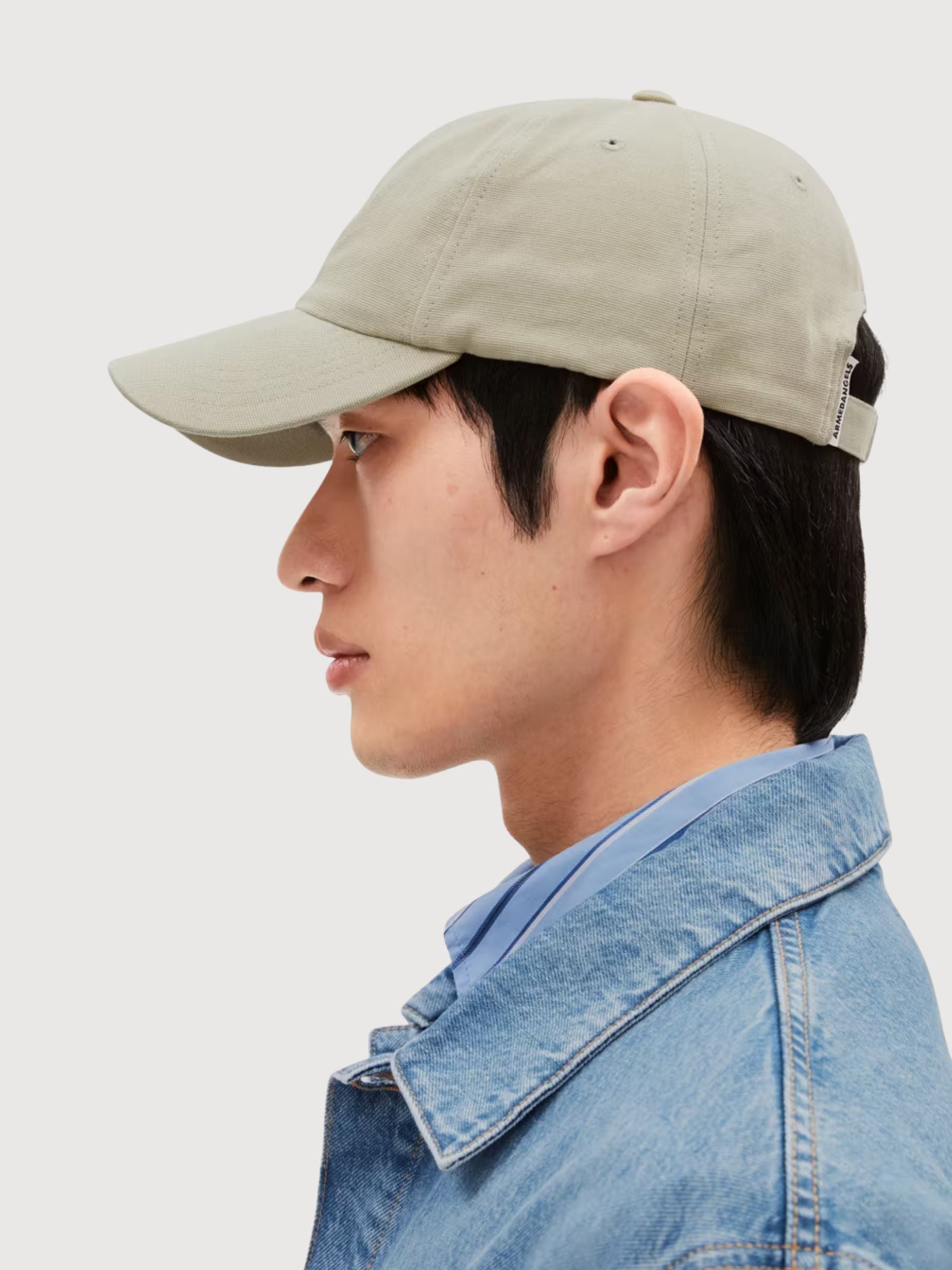 Cap Yenaas Bold Light Sage Organic Cotton | Armedangels