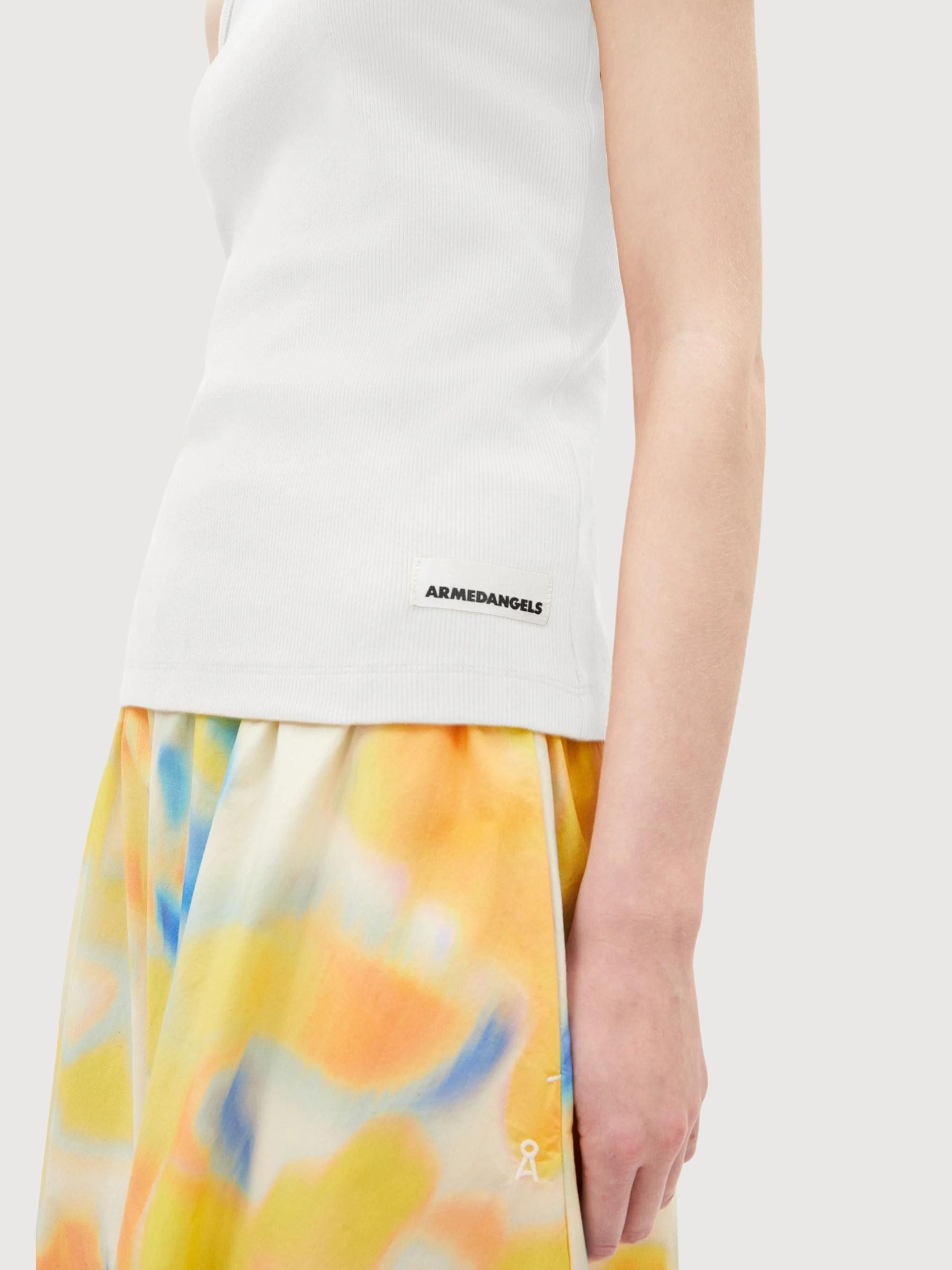 Kanitaa Top Bianco Cotone Organico | Armedangels