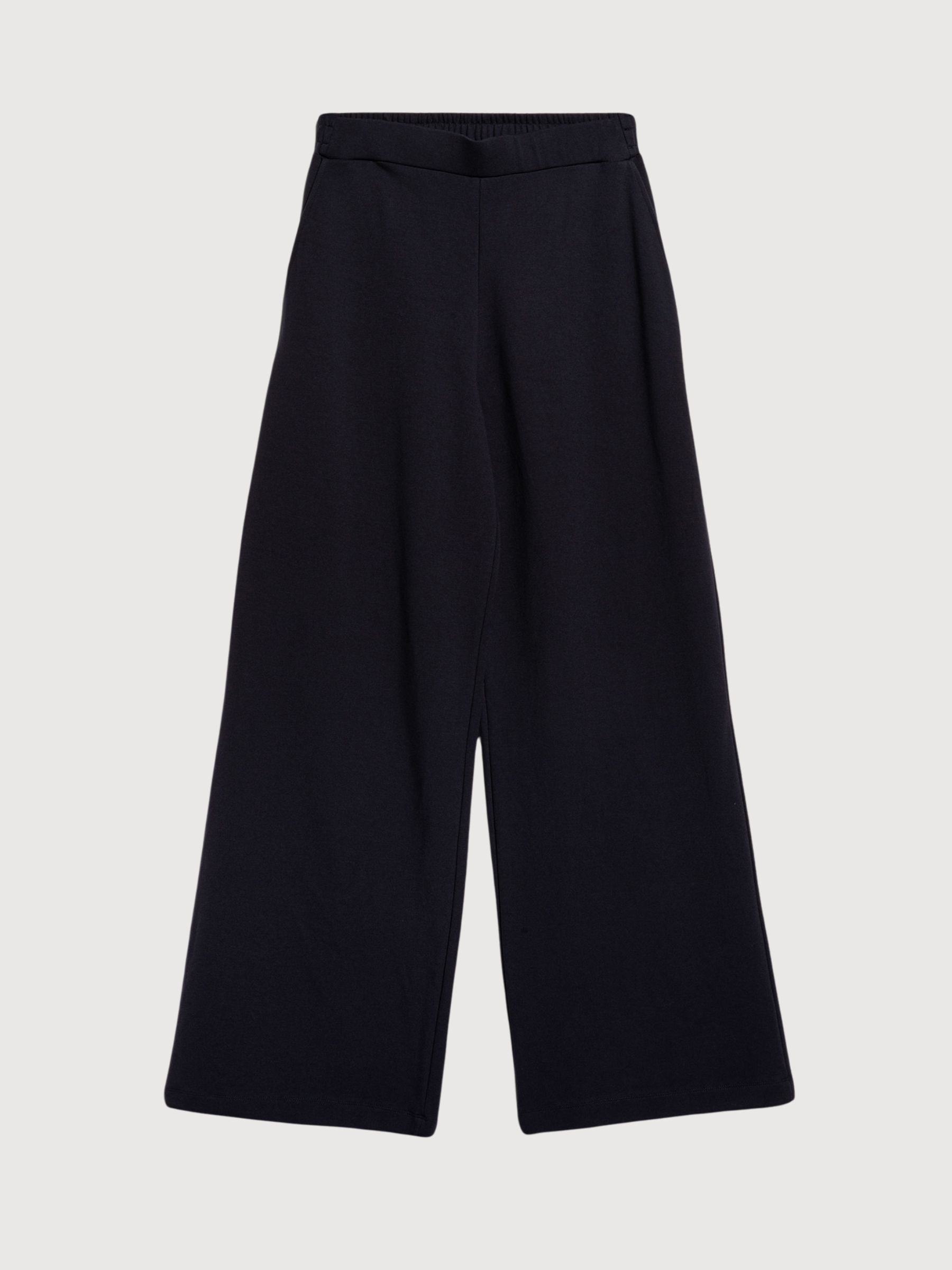 Himaari Pantaloni Gamba Larga Nero Donna | Armedangels
