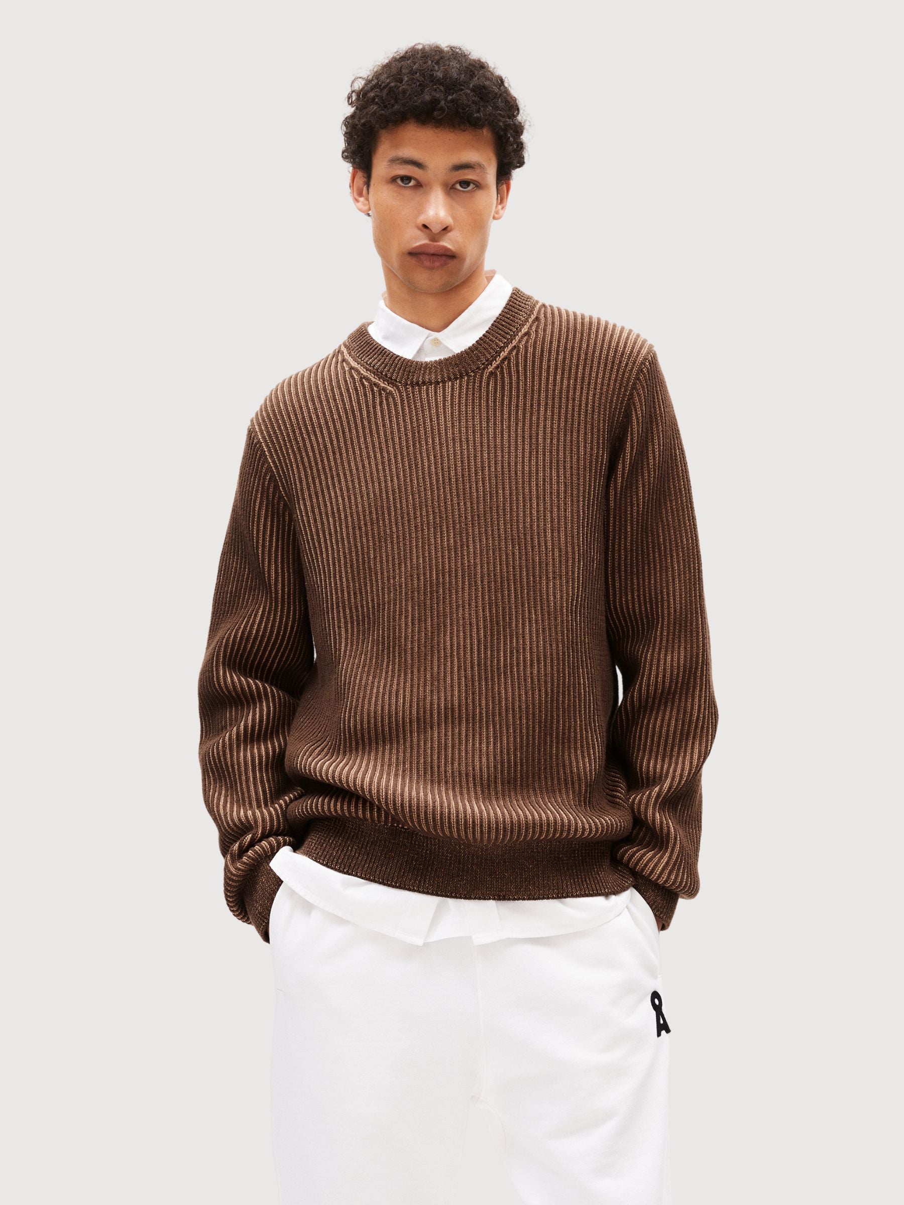 Andraas Maglione Marrone Uomo | Armedangels