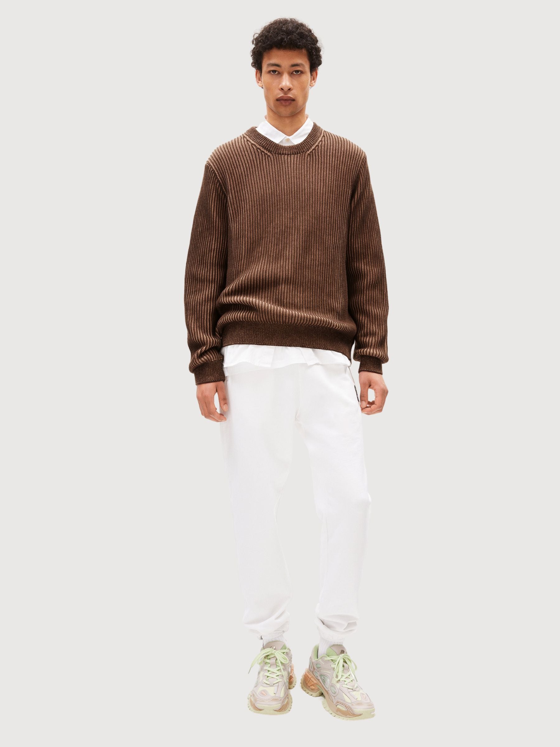 Andraas Maglione Marrone Uomo | Armedangels