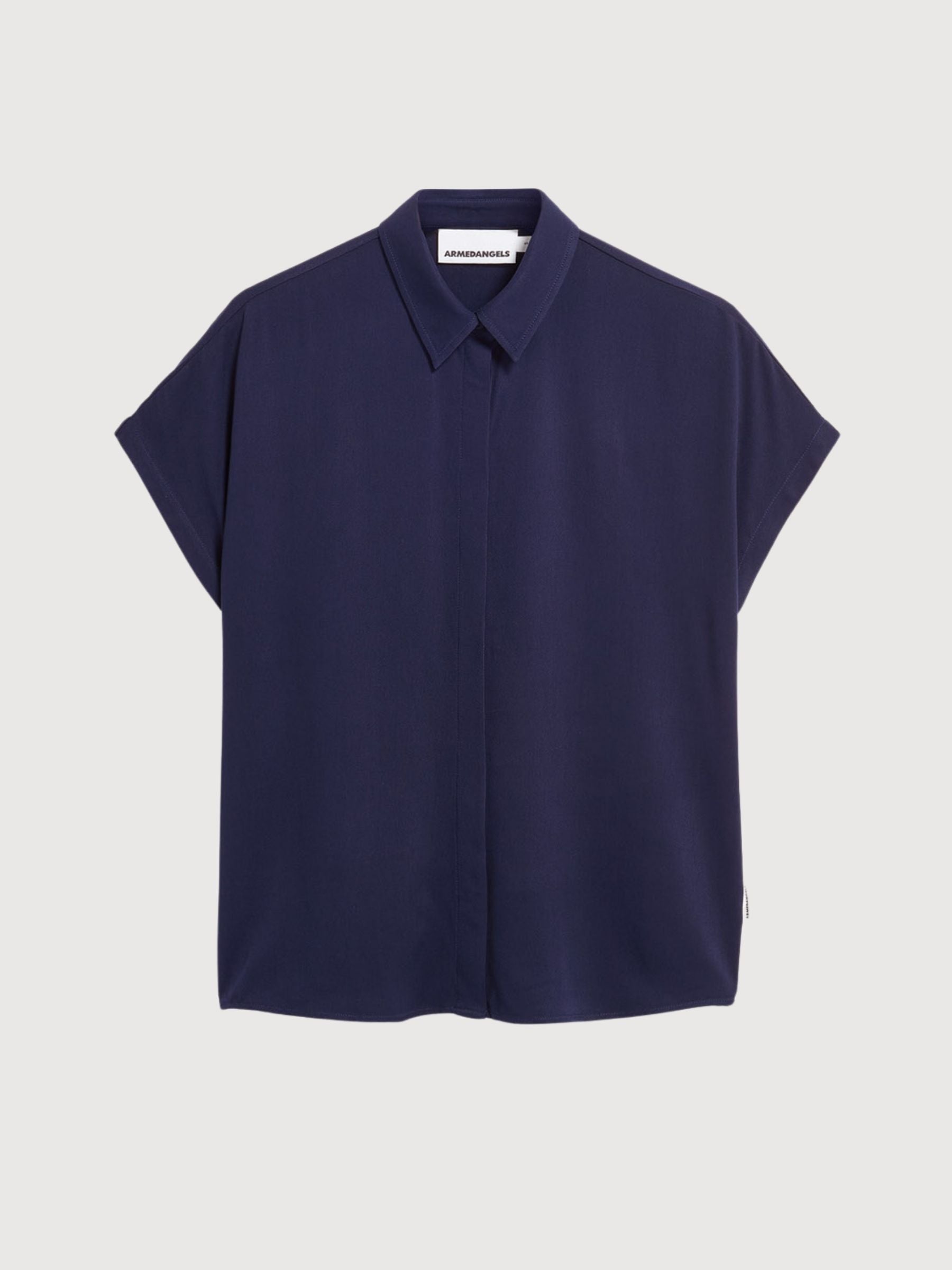 Blouse Larisaaana Tinted Navy Woman | Armedangels