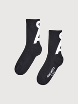 Socks Saamus Short Black Unisex | Armedangels
