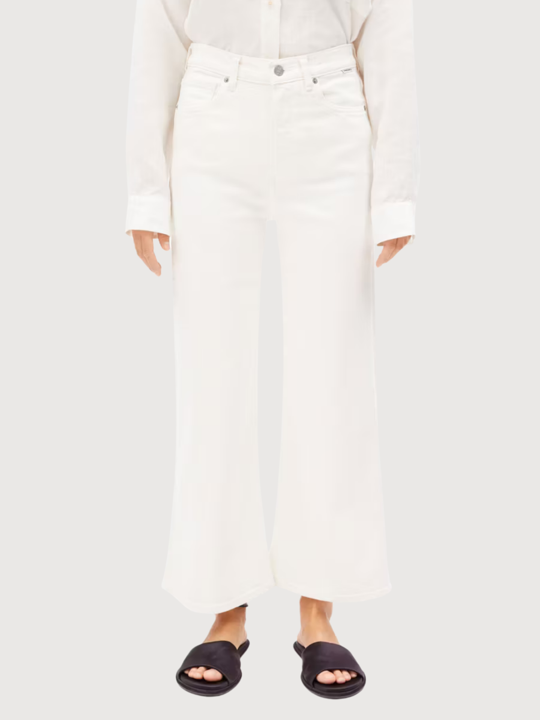 Trouser Murliaa Cropped White Woman | Armedangels