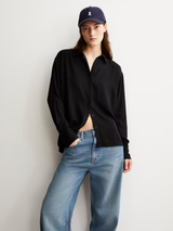 Blouse Larisaana Black Woman Viscose | Armedangels