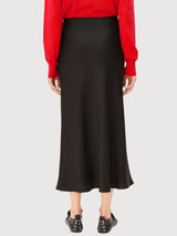Satin slip Skirt Lenovaa Black | Armedangels