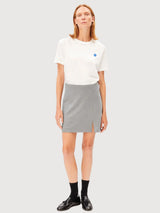 T-Shirt Lualaa Embro Woman White | Armedangels