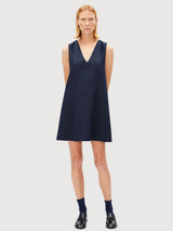 Dress Pinaafo Pinstripe Night Sky | Armedangels