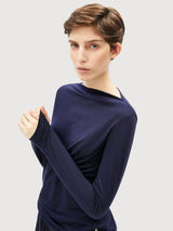 MAGLIA A MANICHE LUNGHE CON SCOLLO A BARCA | Armedangels