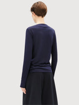 MAGLIA A MANICHE LUNGHE CON SCOLLO A BARCA | Armedangels