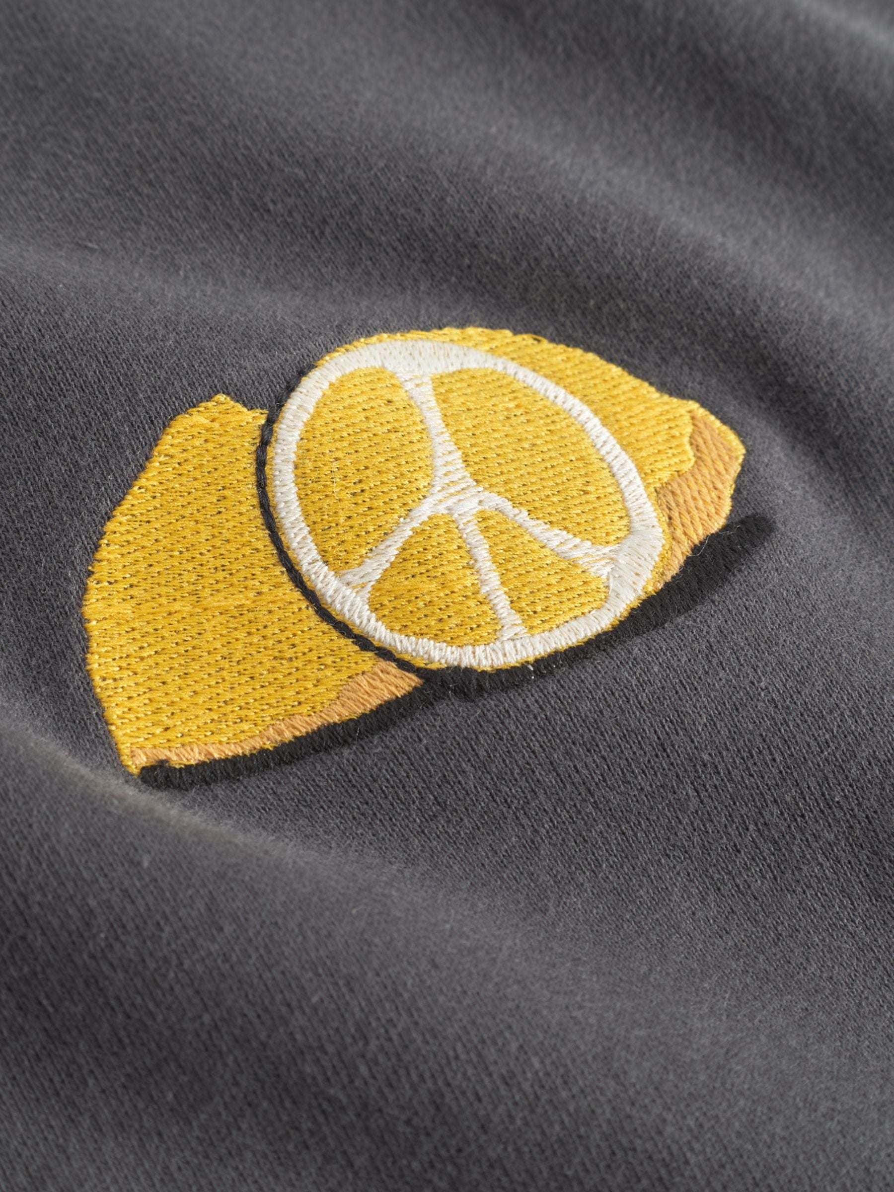 Sweatshirt Malmoe Lemon Grau Herren Baumwolle | Dedicated