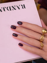 Aubergine Veganer Nagellack | Manucurist