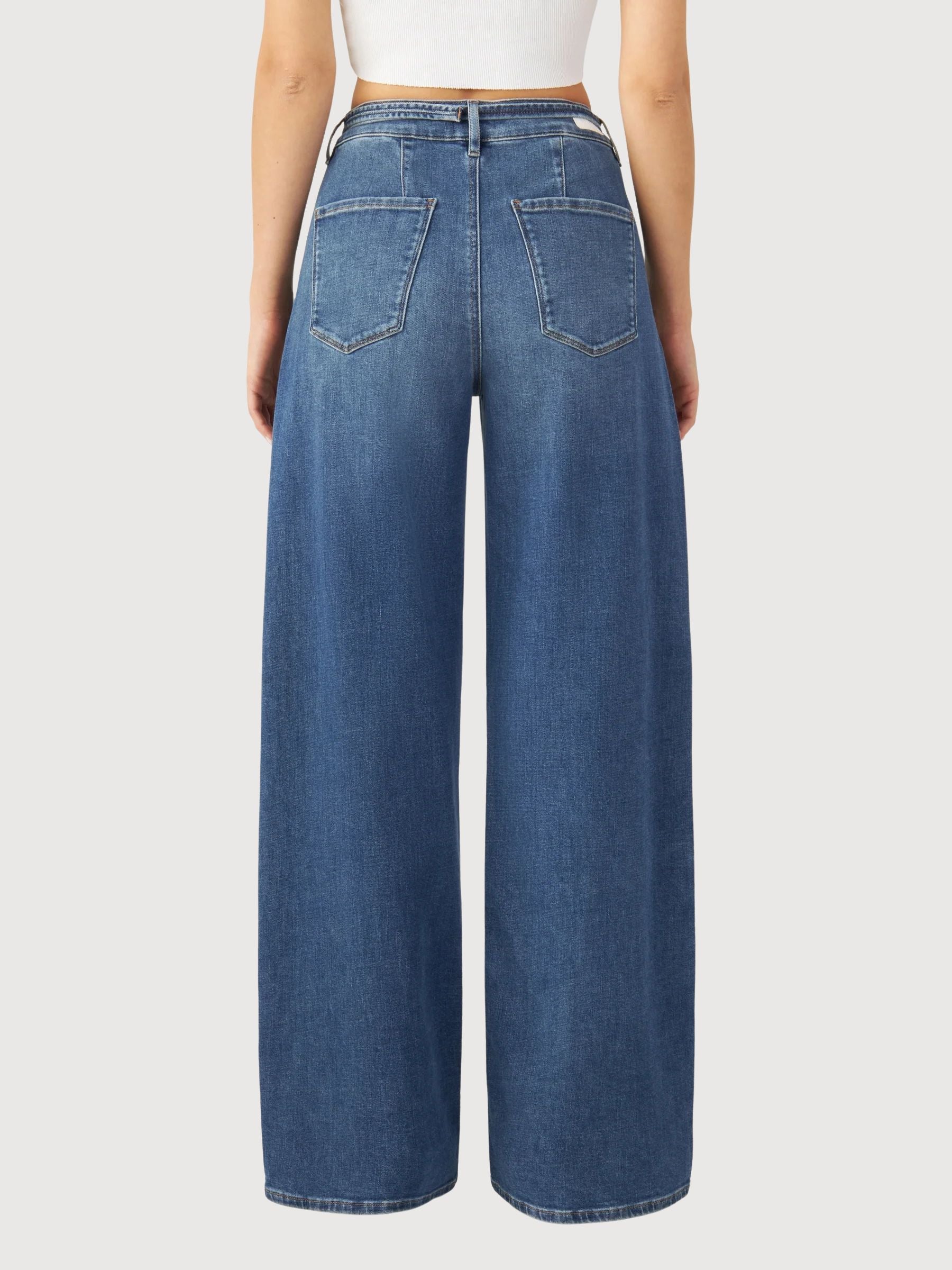 Jeans blinken weit, blau, Frau | Dawn