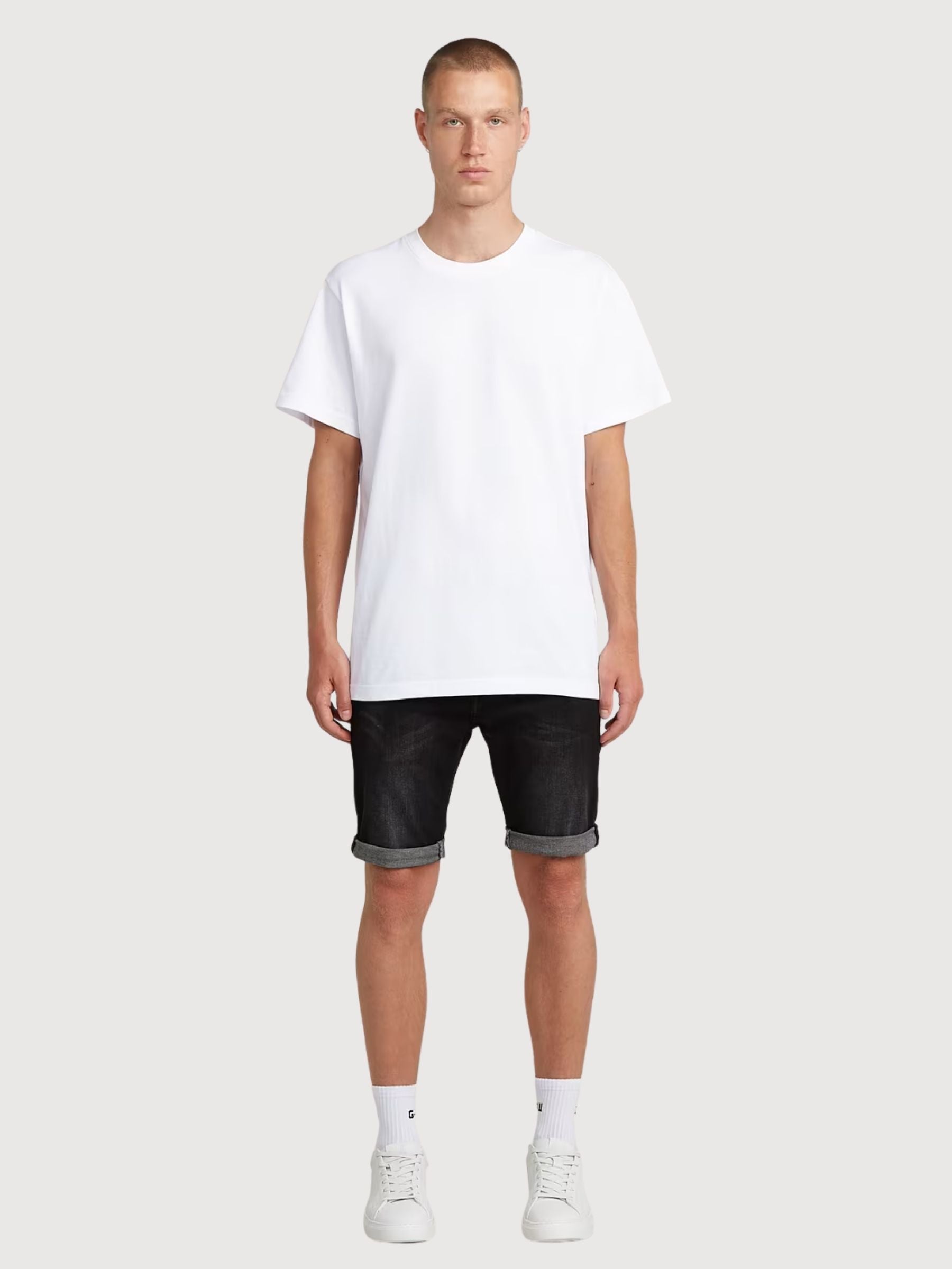 Shorts Jean Slim Medium Aged Grey Man | G-Star