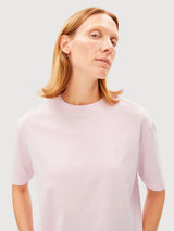 T-SHIRT TARJAA DONNA ROSA NEBBIA | ARMEDANGELS