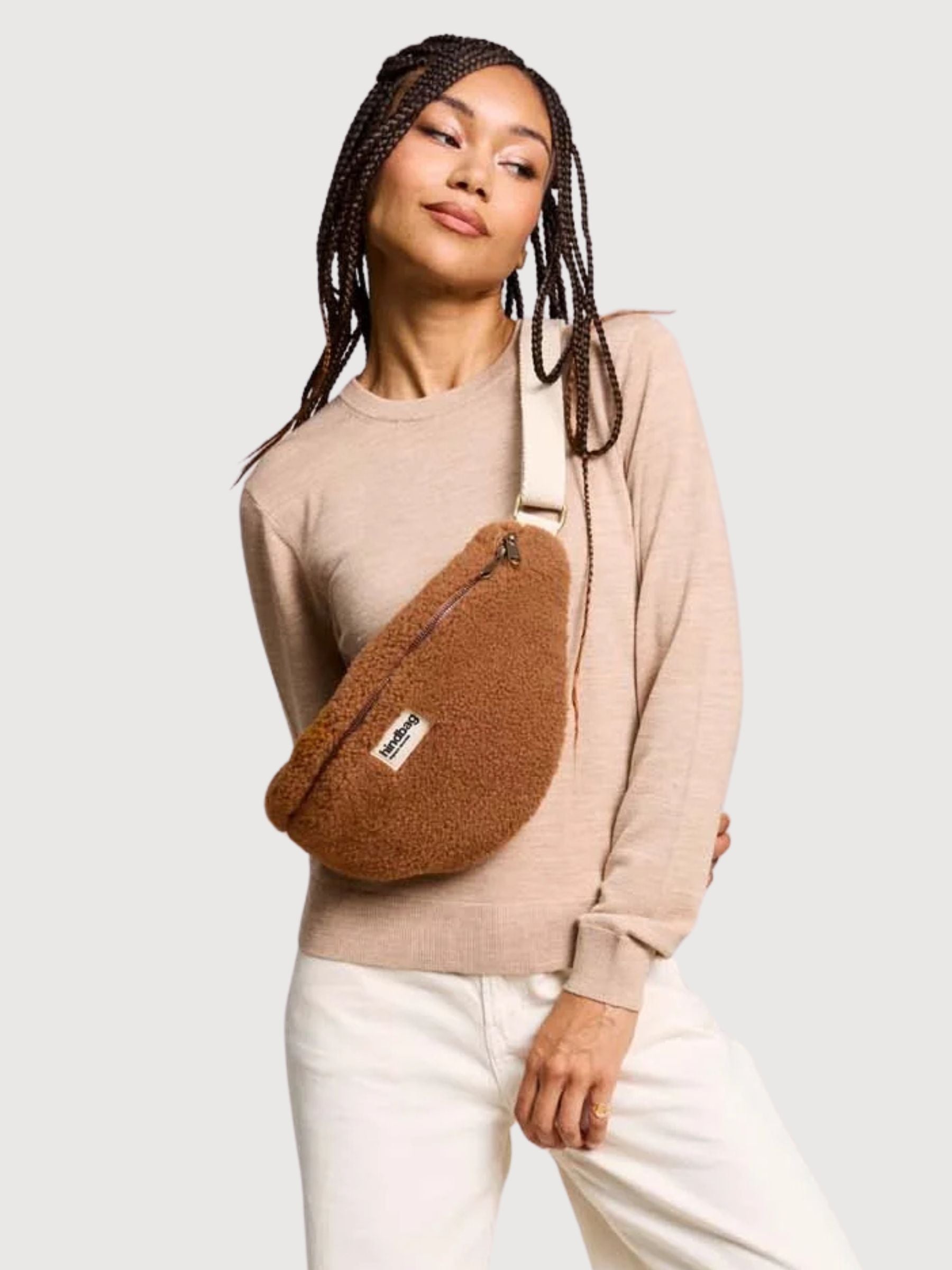 Gürteltasche Sasha Teddy Braun | Hindbag
