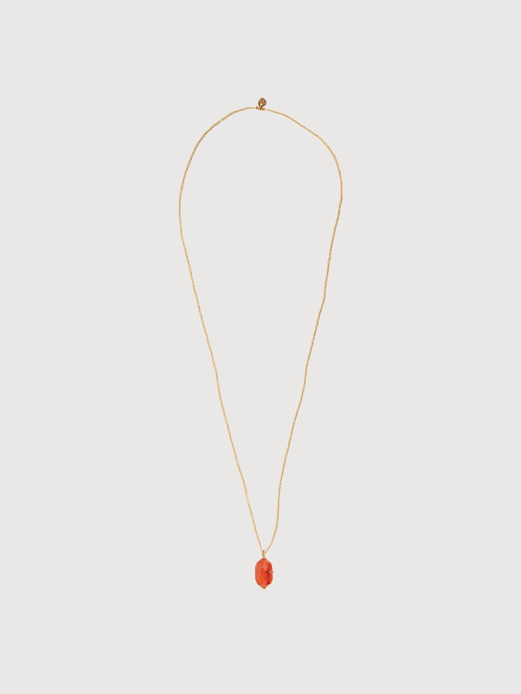 Collana calma corniola oro | A Beautiful Story