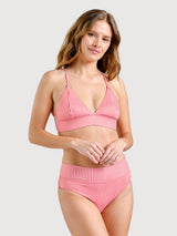 Bikini Top Alva Thin Stripe Red | Dedicated
