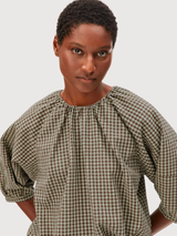 Blouse Vichy Dried Palm | Almedangels