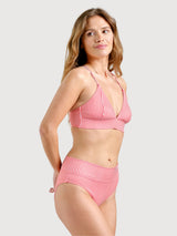 Bikini Top Alva Thin Stripe Red | Dedicated