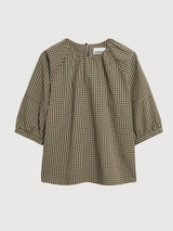 Blouse Vichy Dried Palm | Almedangels