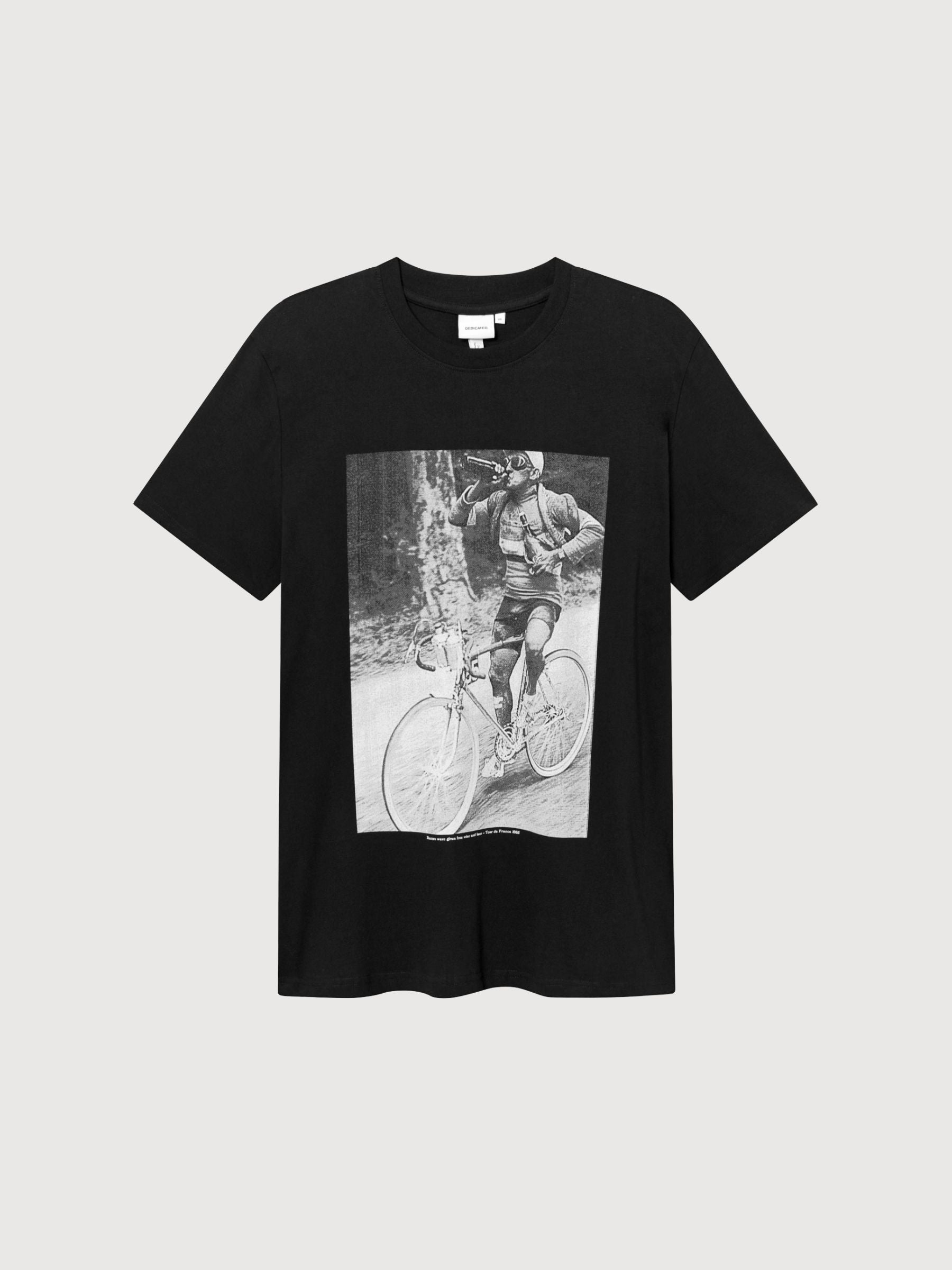 Stockholm Beer Biker T-Shirt  Nero Uomo | Dedicated