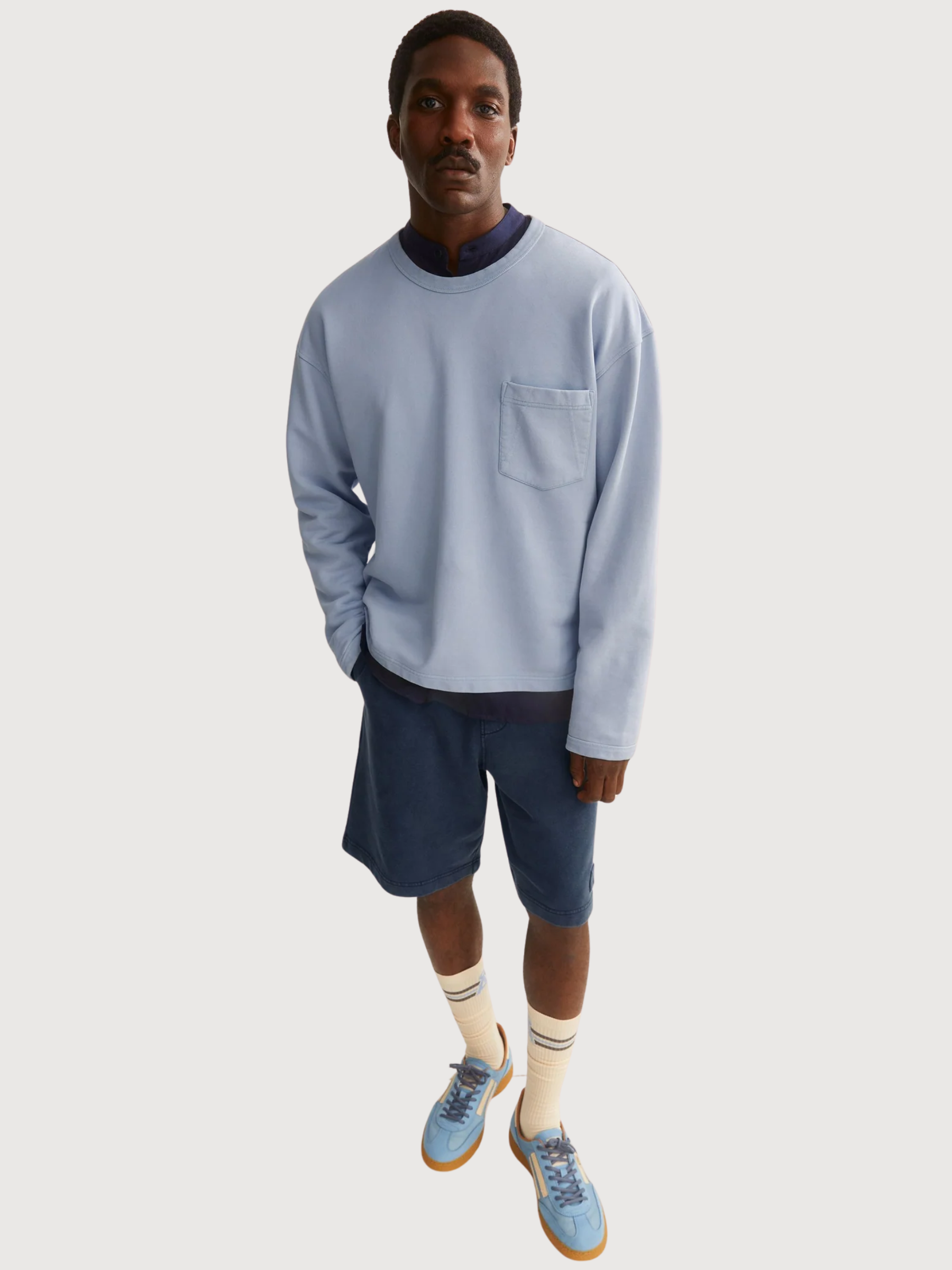 Gmt Dye Sweatshirt Wedgwood | Armedangels
