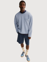 Felpa Gmt Dye Wedgwood | Armedangels