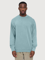 Sweatshirt Genderless Natural Dye Turquise| Mazine