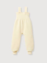 Strickhose aus beigefarbener Babywolle | Disana