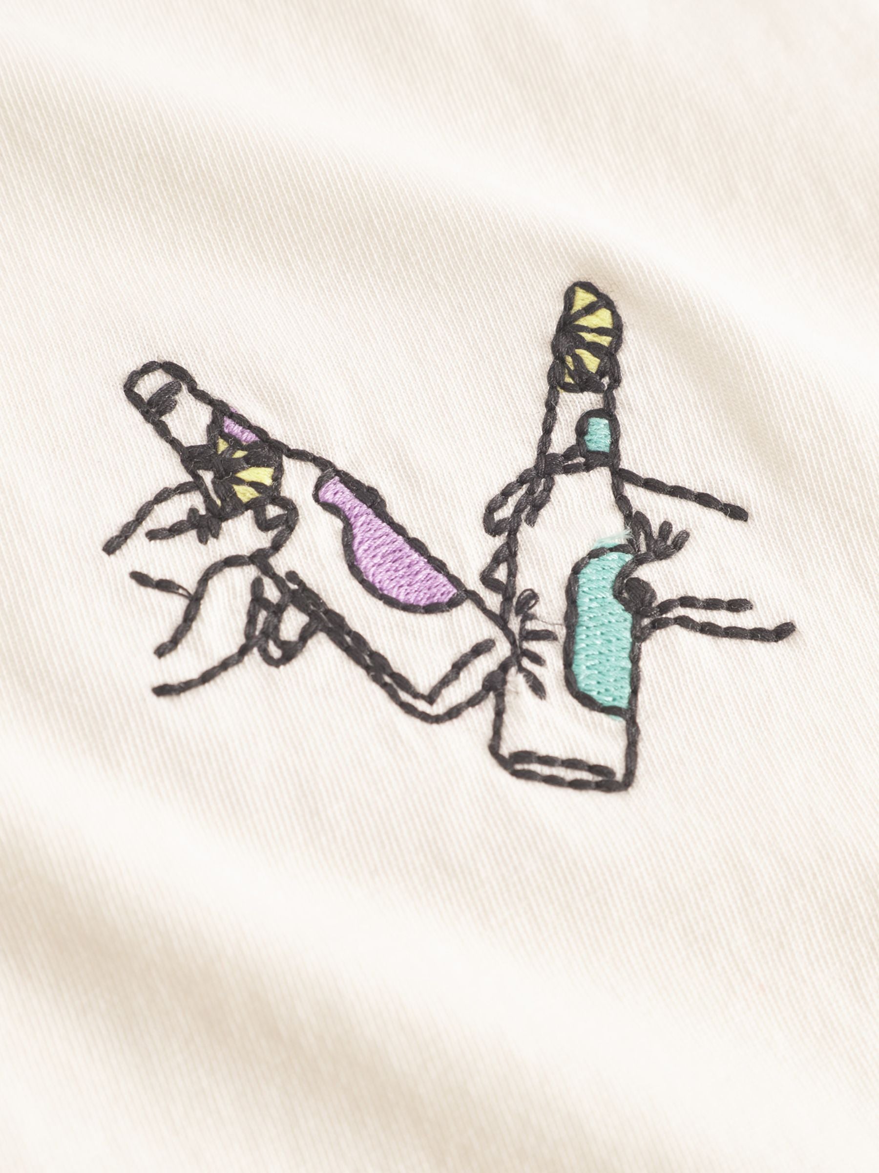 T-Shirt Stockholm Cheers Bianco Cotone | Dedicated