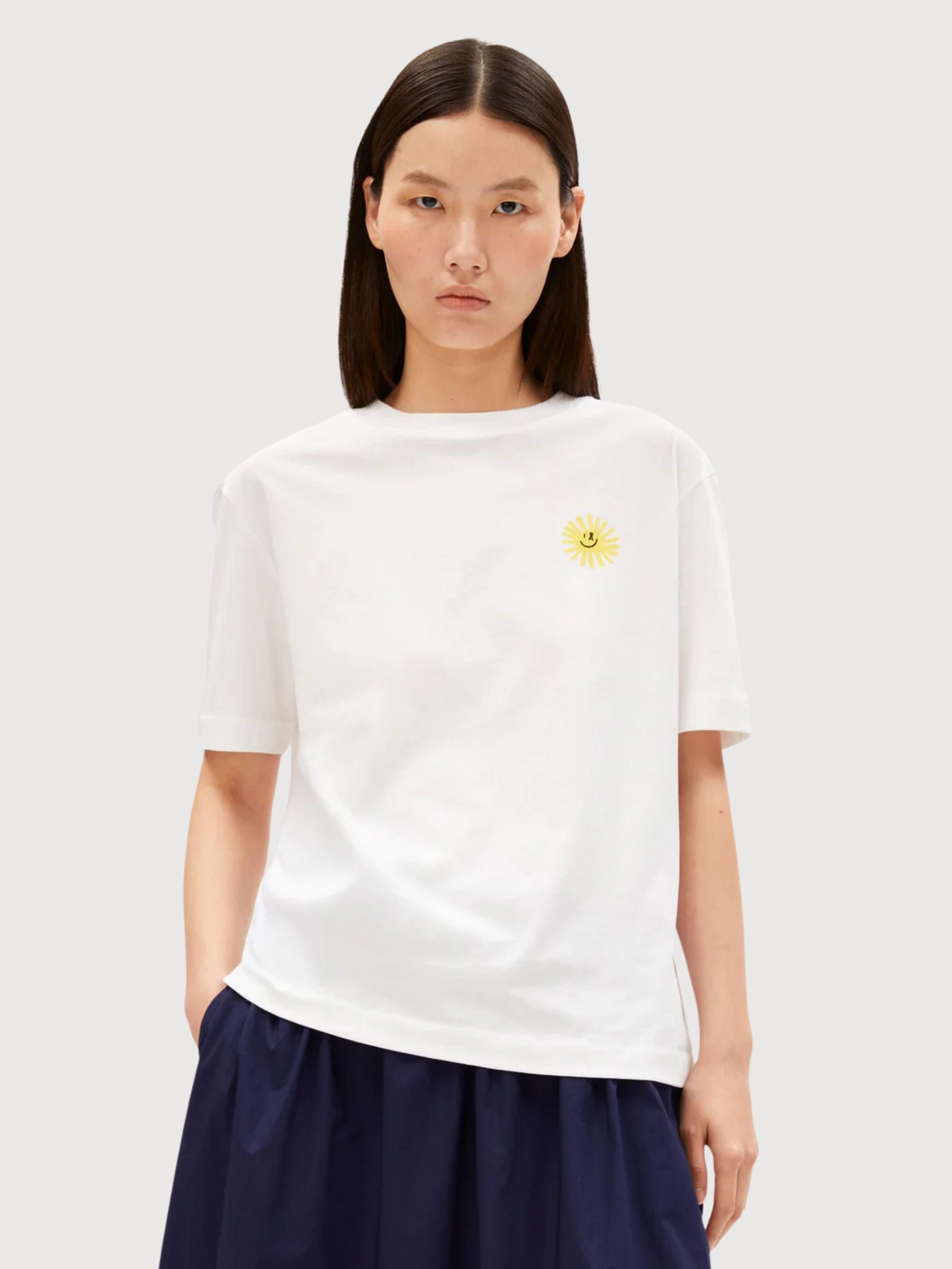 Graphic T-Shirt Tarjaa White | Armedangels