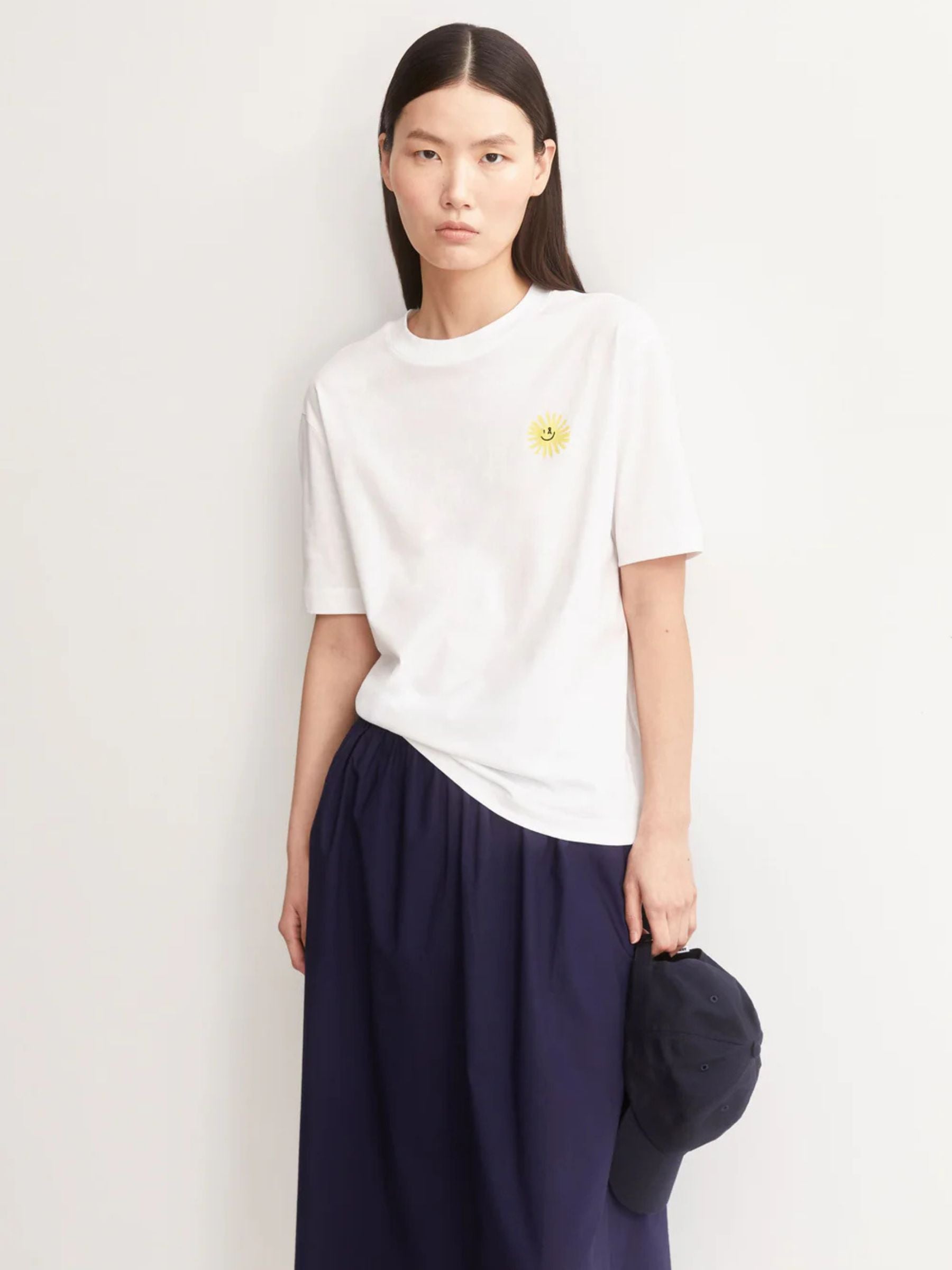 Graphic T-Shirt Tarjaa White | Armedangels