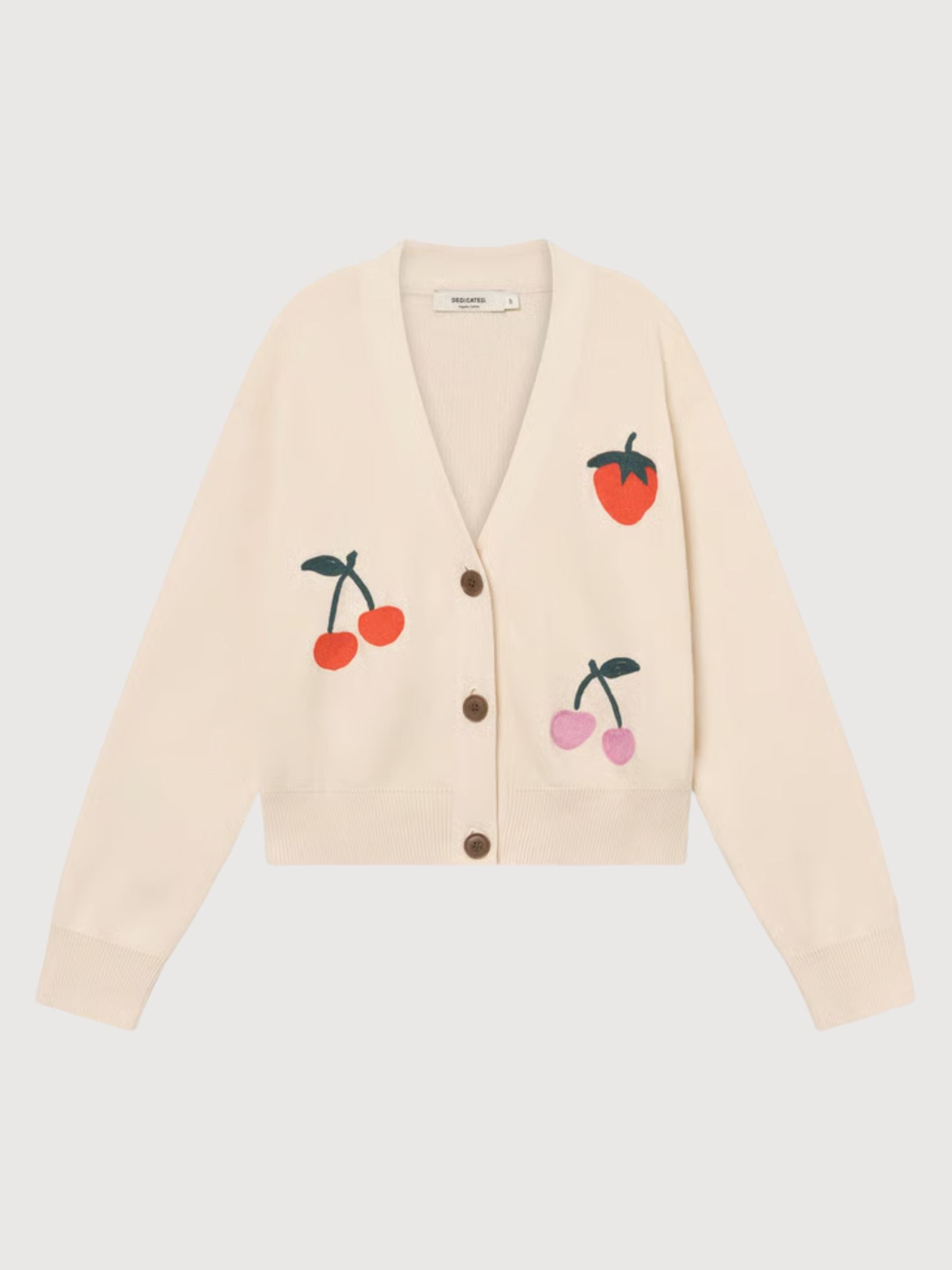 Cardigan Kanan Bacche Vaniglia Bianco | Dedicated