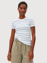 Kardaa Stripes T-Shirt White-Foam | ARMEDANGELS