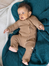 Overall Knitted Beige Baby Wool | Disana
