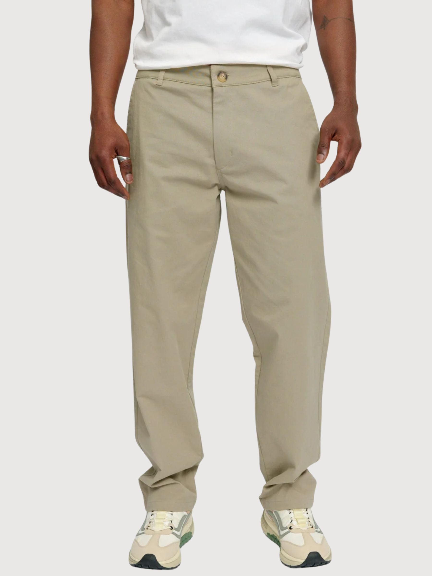 Chino Pants Man Light Khak | MAZINE