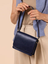 Audrey midnight blue mini bag | O My Bag