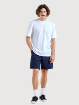 Shorts Chino Olmen Cotone Blu Navy | DEDICATED