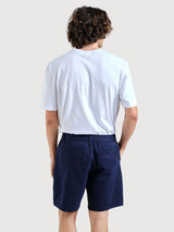 Shorts Chino Olmen Cotone Blu Navy | DEDICATED