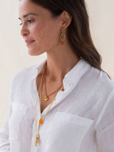 Collana calma corniola oro | A Beautiful Story